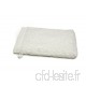 Blank Home Bamboo Chiffon  Coton  Crème Off White  21 x 16 x 4 cm - B078G8KPW9